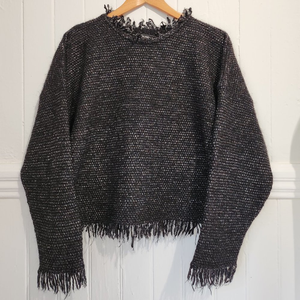 Isabel Marant Black Mock Neck Sweater